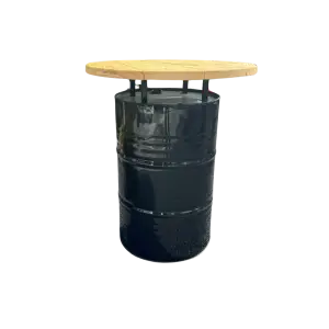 Industriele statafel transparant